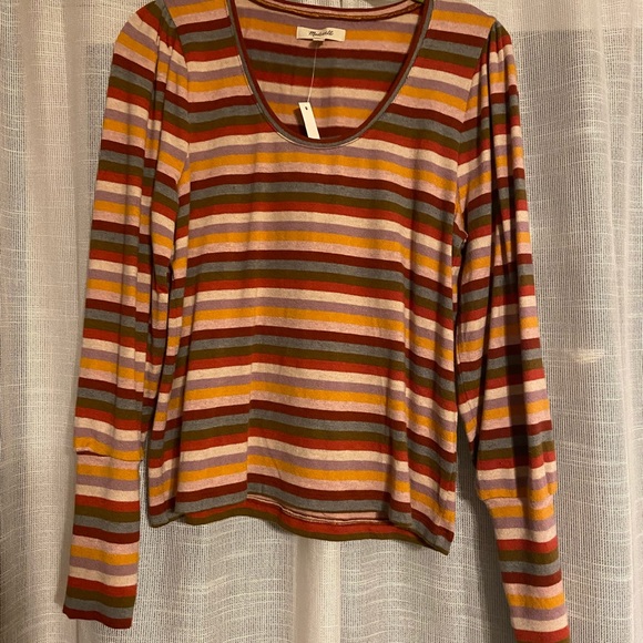 NWT: Madewell Striped Sweater - Picture 2 of 11